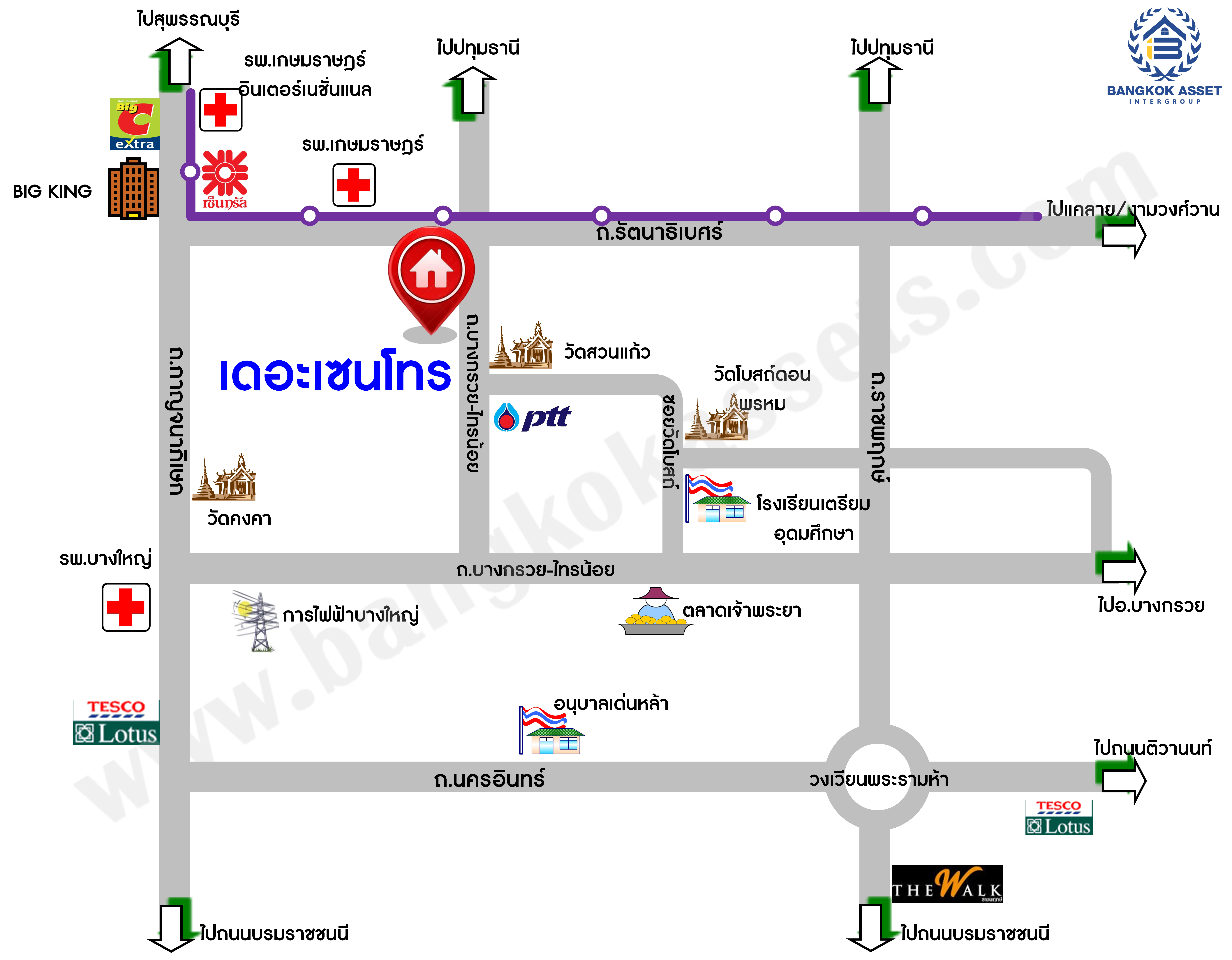 บ้านมือสองตกแต่งใหม่ จากแบรนด์ AP โครงการ เดอะเซนโทร รัตนาธิเบศร์ เนื้อที่ 50.8 ตร.ว. ฟังก์ชันจัดเต็ม 3 ห้องนอน 3 ห้องน้ำ จอดรถได้ 2 คัน บนทำเลศักยภาพ เชื่อมต่อหลายเส้นทางทั้ง ถ.ราชพฤกษ์, ถ.รัตนาธิเบศร์ และถ.กาญจนาภิเษก และเพียง 5 นาทีถึงรถไฟฟ้า "สถานีบางพลู"